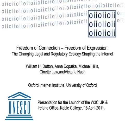 Freedom of Connection - Freedom of Expression