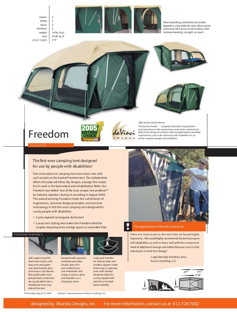 Freedom Eureka Tent By Blue Sky Designs