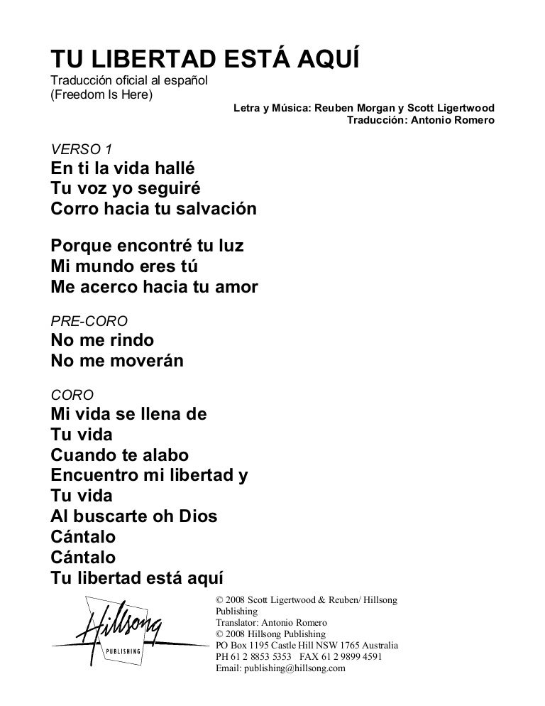 Freedom is here spanish