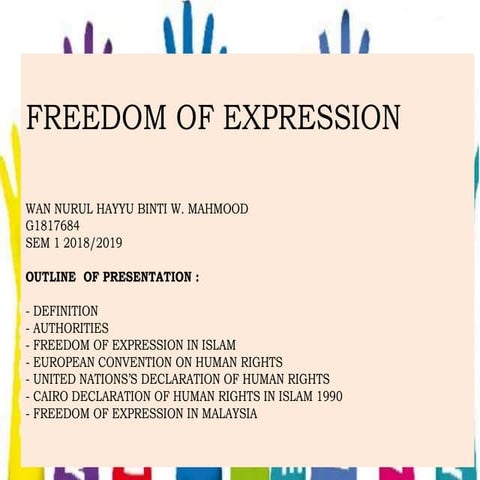 Freedom of Expression