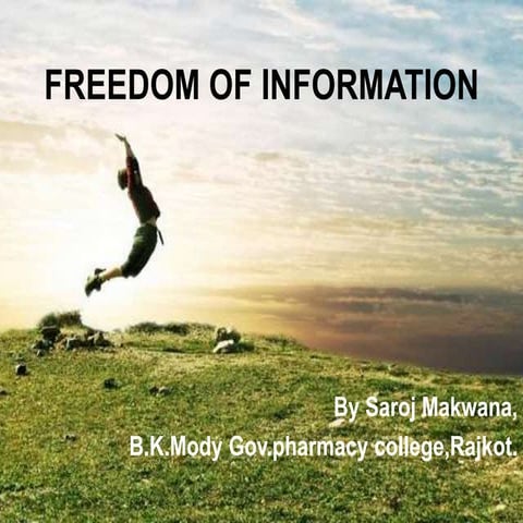 Freedom of information