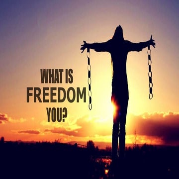 FREEDOM (Topic) PowerPoint Presentation.pptx | Christianity | Religion ...