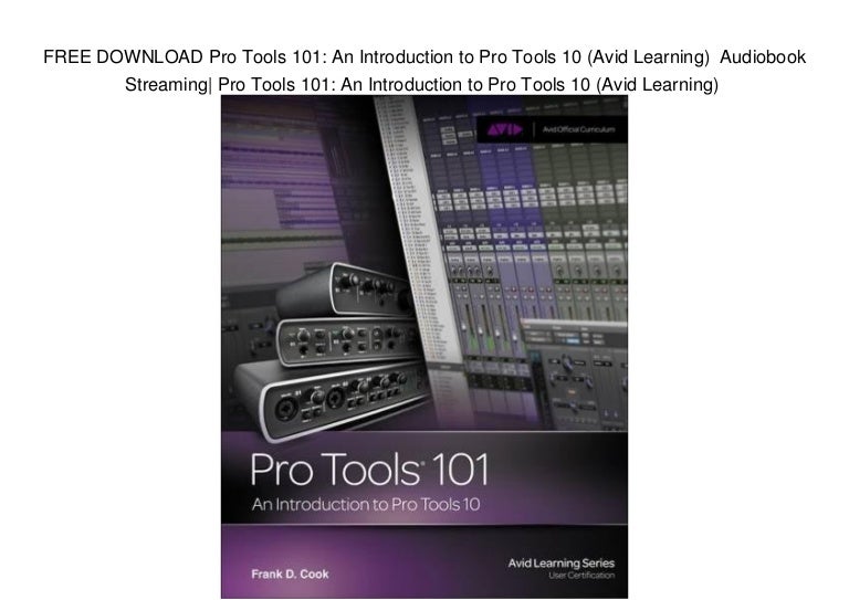Pro Tools 101 Pdf Download