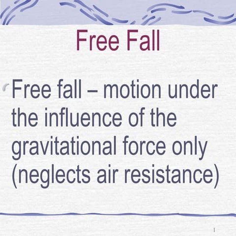 Free fall
