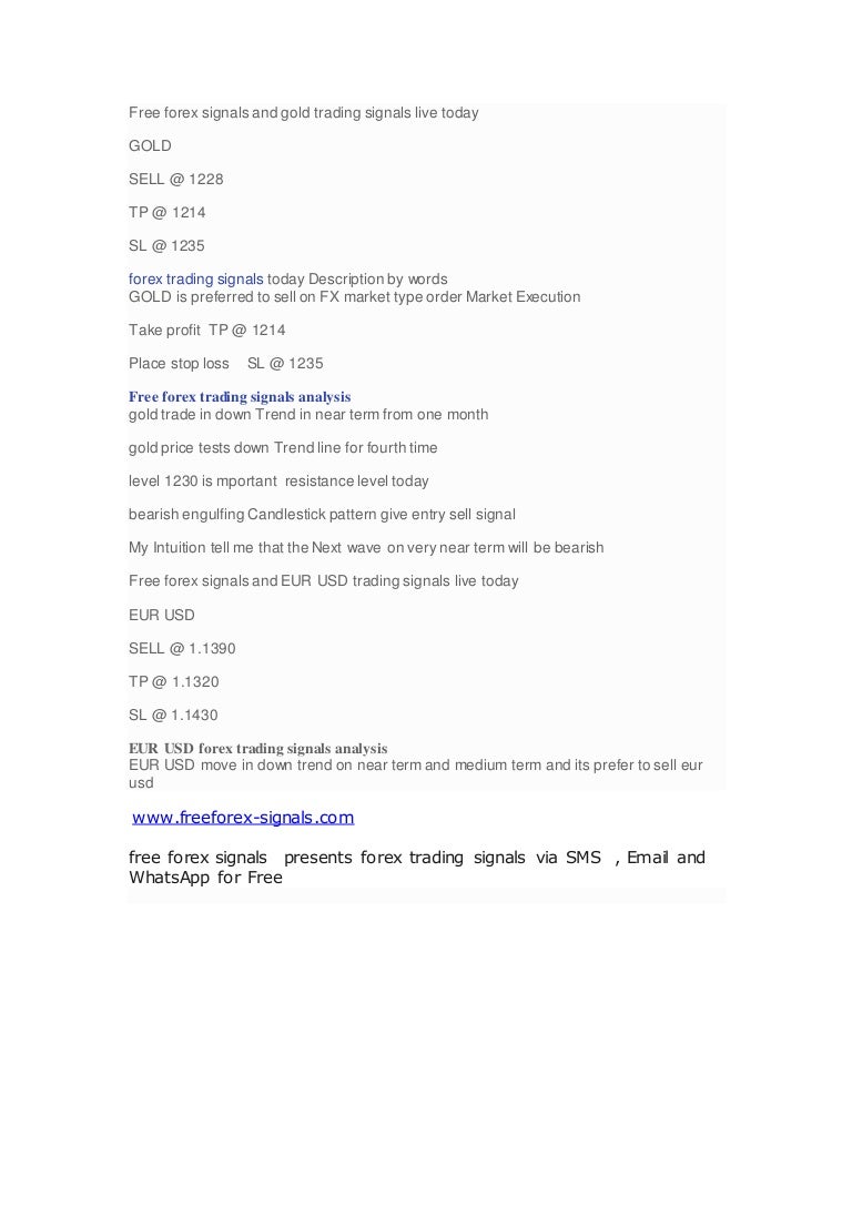 Live Forex Signals | Forex Signals | VIP Forex Signals
