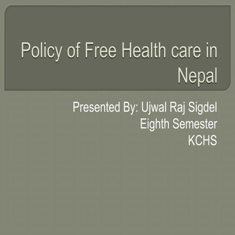 Free health care policy2006