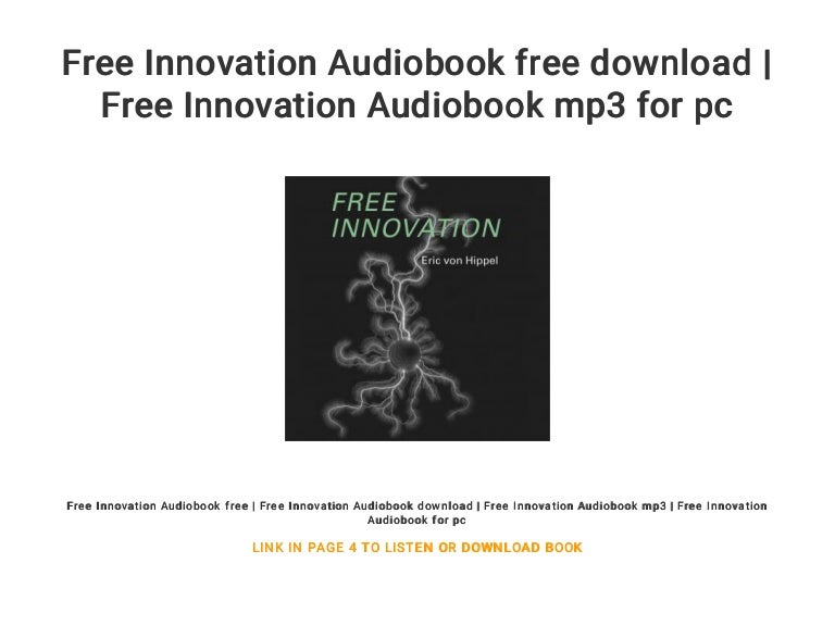 Free Innovation Audiobook Free Download Free Innovation Audiobook M