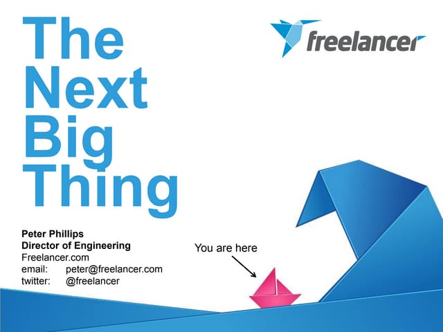 The Next Big Thing (Freelancer.com) - WebGeek DevCup