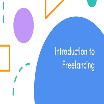 Freelancing for begineers to freelancing.pptx