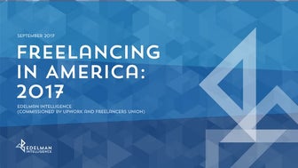 Freelancing in America: 2017