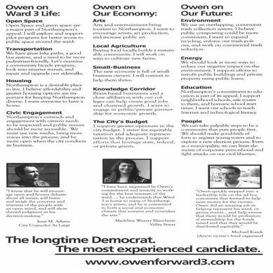 Owen Freeman-Daniels Campaign Brochure - July 2011 #1