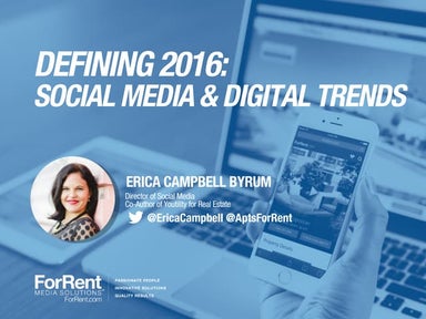 Defining 2016: Social Media & Digital Trends