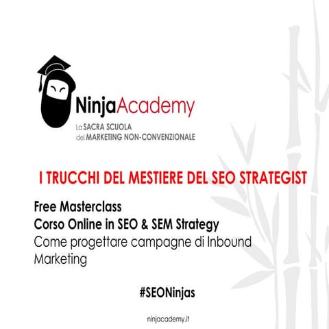 I trucchi del mestiere del SEO Strategist