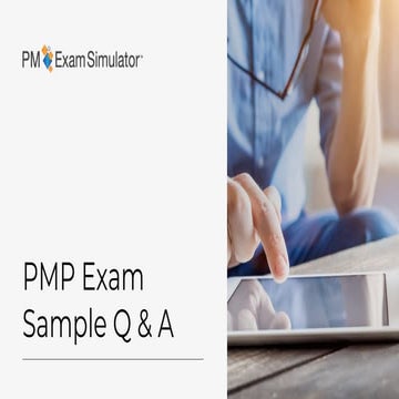 Free pmp exam sample question