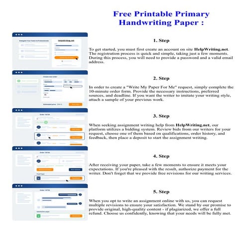 Free Printable Primary Handwriting Paper | PDF