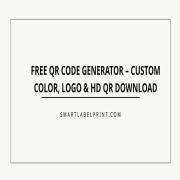 SmartLabelPrint: Free Online Label Maker, Barcode & QR Code Generator ...