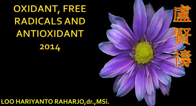 FREE RADICAL AND ANTIOXIDANT.pptx