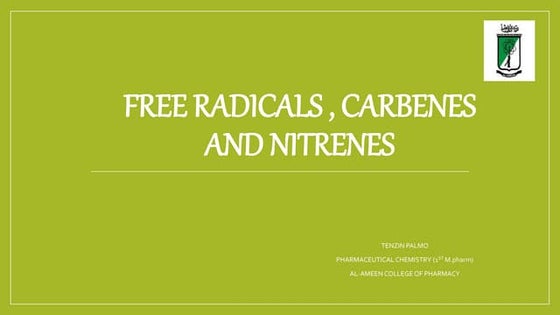 Carbene | PPTX | Chemistry | Science