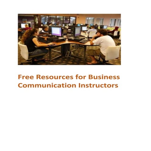 Free Resources to Enhance Your Business Communication Course