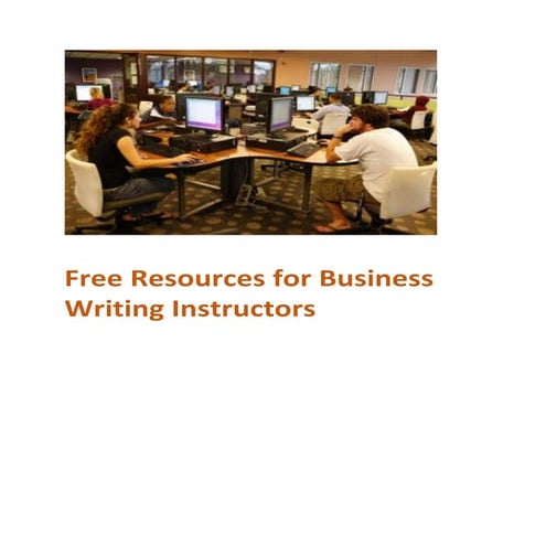 Free Resources to Enhance Your Business Writing Course