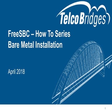 How to Build a SBC Appliance with FreeSBC
