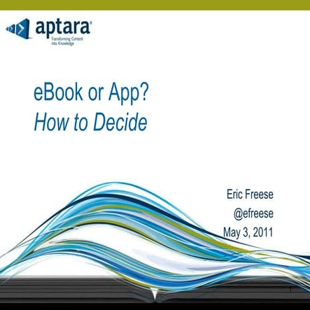Ebook or App? How to Decide