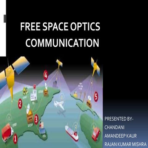 Free space optics communication