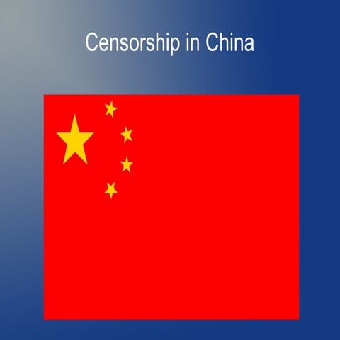 Free Speech in China?