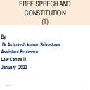 Free speech and constitution