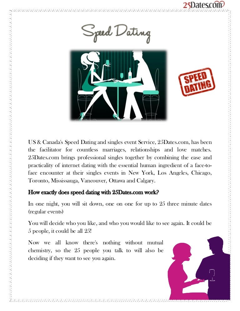 Free Speed Dating Service