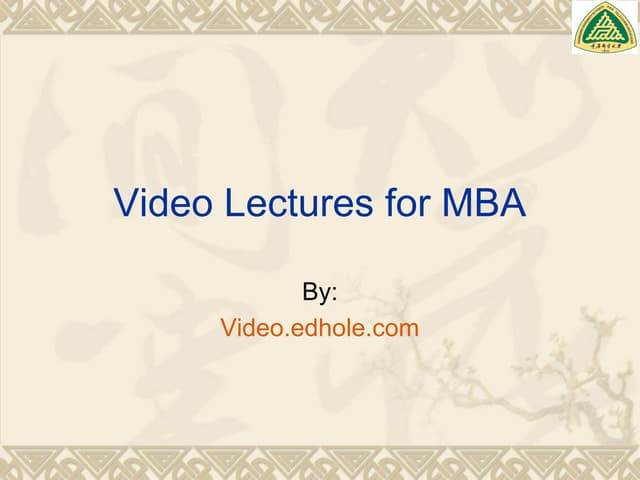 Free video lecture in india