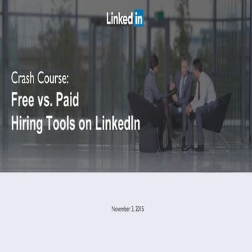 Crash Course: Free vs. Paid Tools on LinkedIn [Webcast]