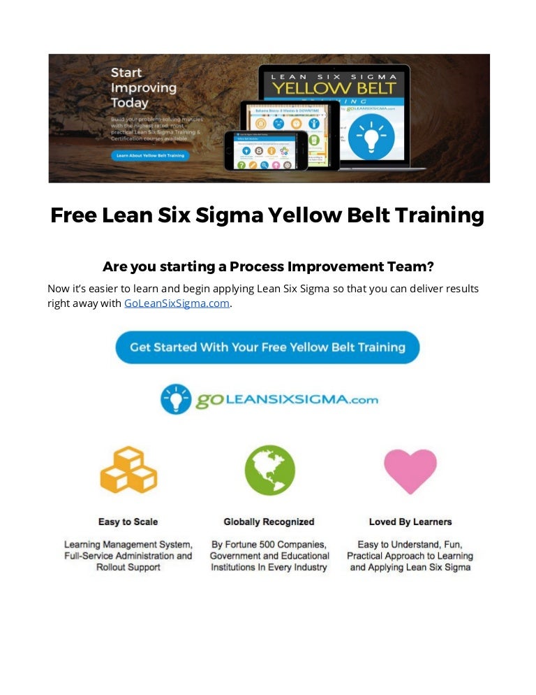 Free yellow belt training go