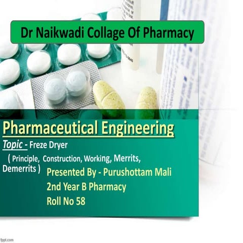 Freeze Dryer- Pharmaceutical Engineering
