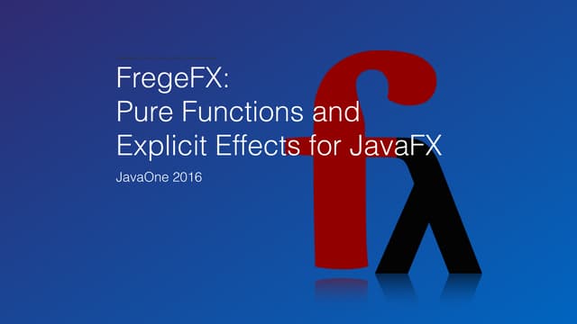 FregeFX - JavaFX with Frege, a Haskell for the JVM
