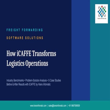 The Freight Forwarding Software Provider Trusted by Growing Logistics ...