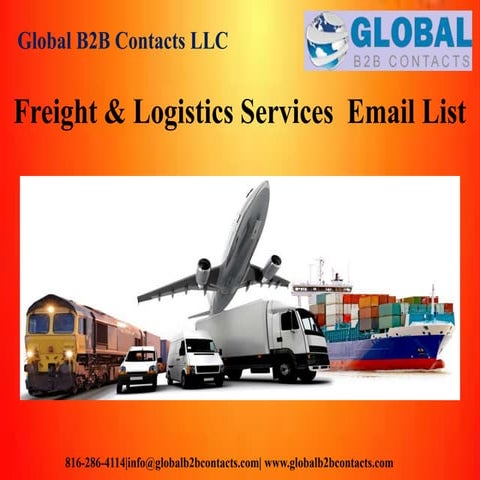 Freight &amp; logistics services  email list