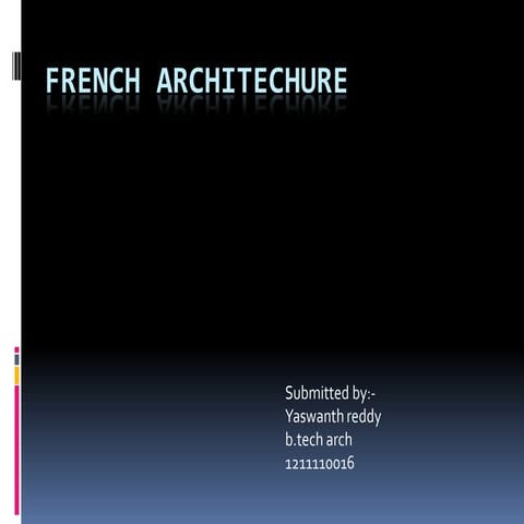 French architechure