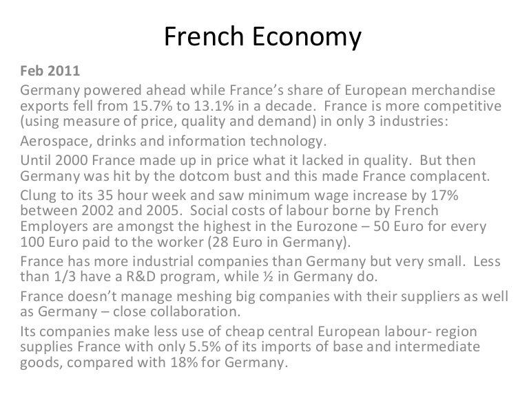 French economy