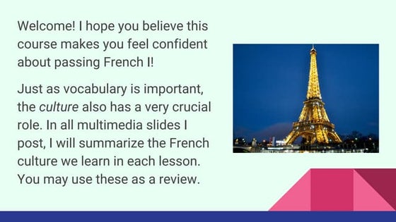 Basic French Lessons | PPT