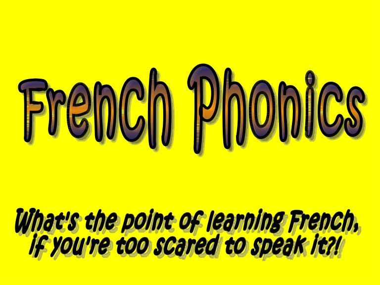 French Phonics Chart