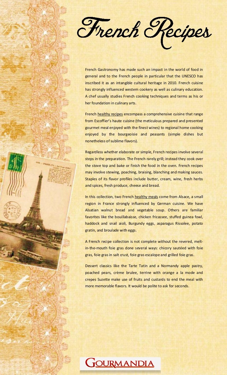 French recipes