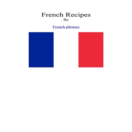 French recipes
