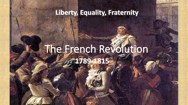 French revolution