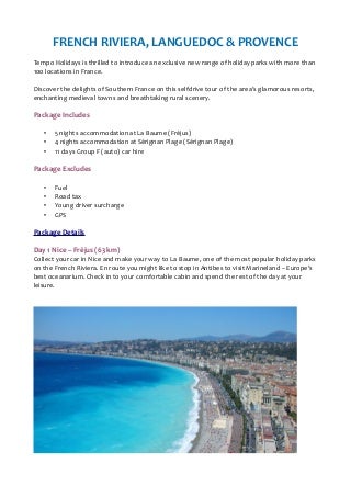 French Riviera, Languedoc & Provence