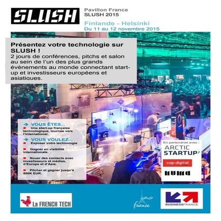 Pavillon France @SLUSH 2015