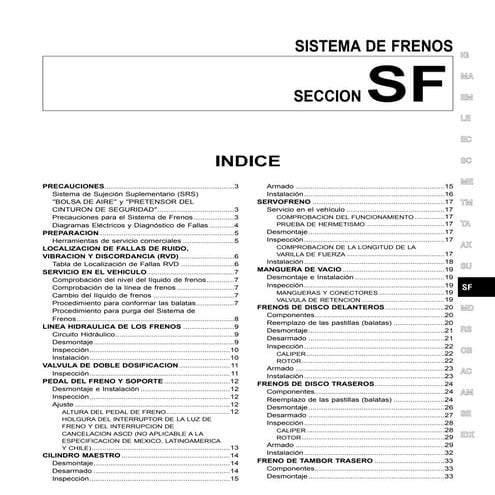 Sistema de frenos | PDF