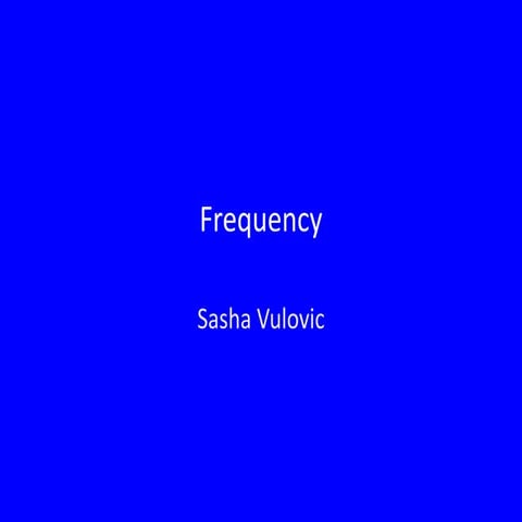 Frequency