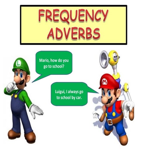 Frequency adverbs