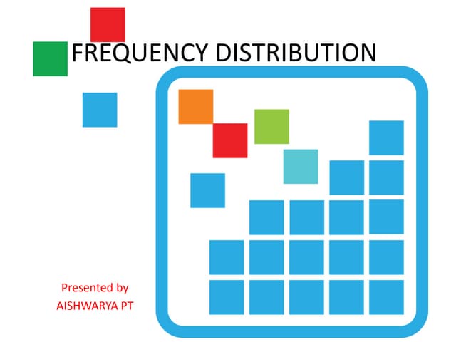 frequency distribution table | PPSX